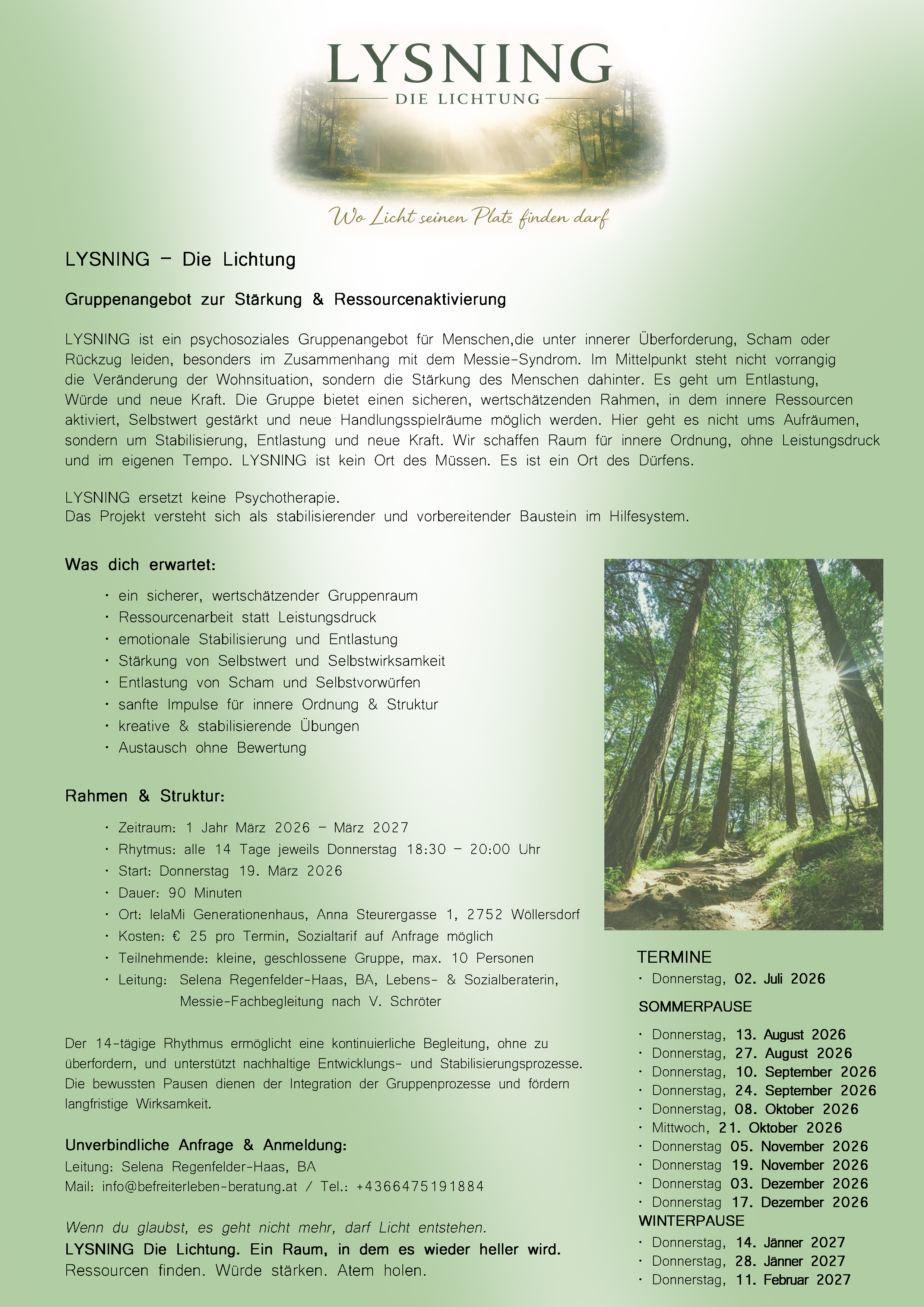 LYSNING – Die Lichtung